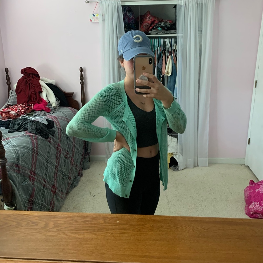 American Eagle Mint Cardigan